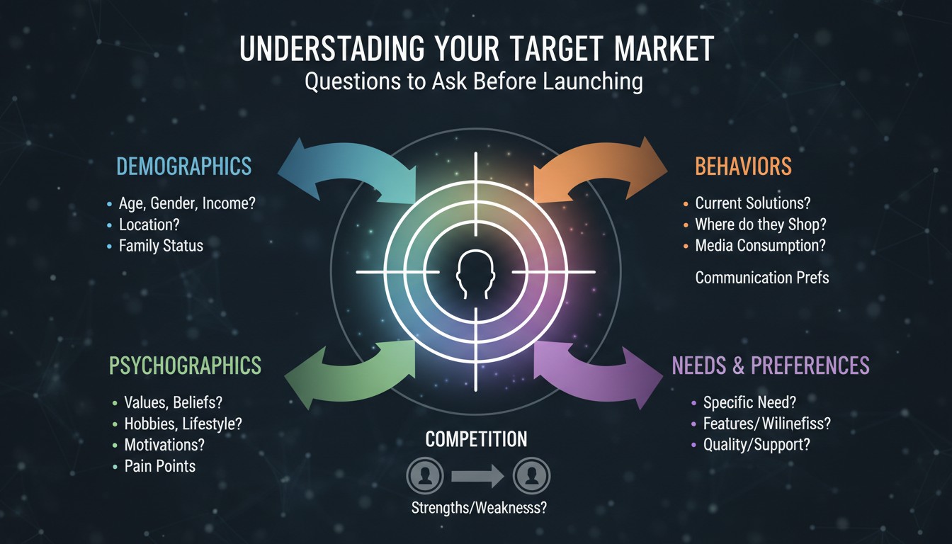Understanding Your Target Market: Questions to Ask Before Launching