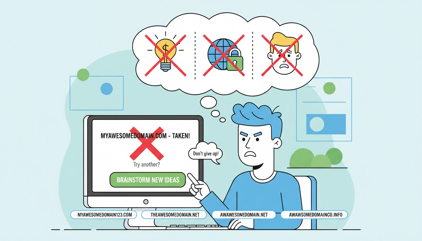 Choosing a Domain Name When Your First Choice Is Taken