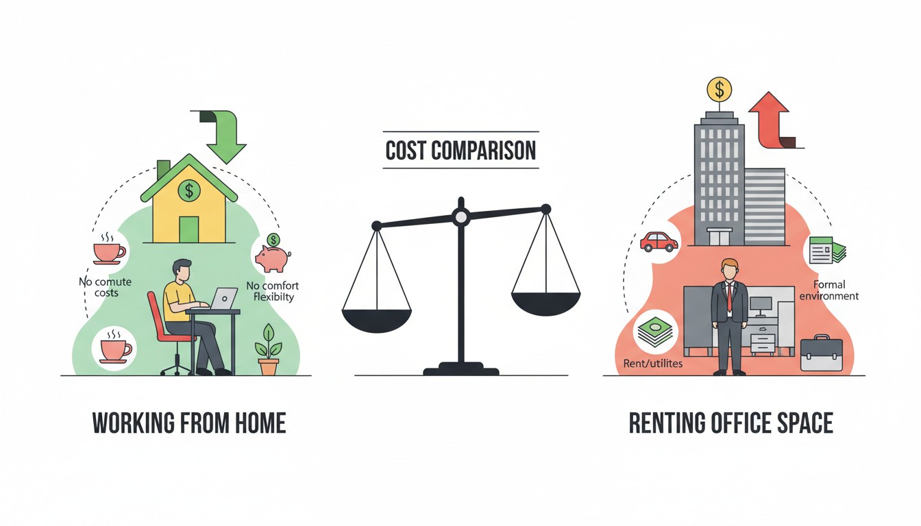 Working From Home vs Renting Office Space: A Cost Comparison
